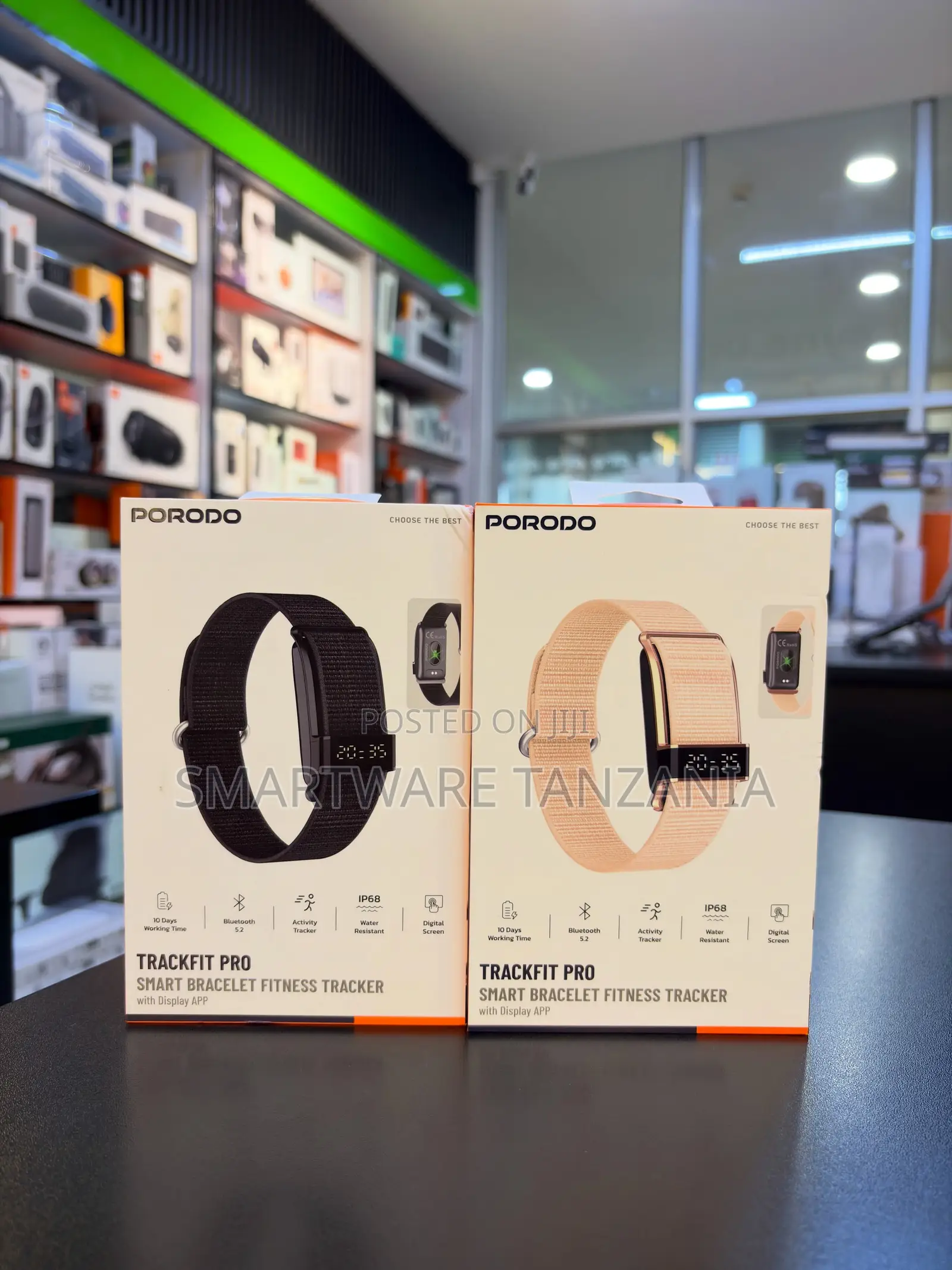 Porodo TrackFit Pro Smart Bracelet Fitness Tracker With IP68 Rating