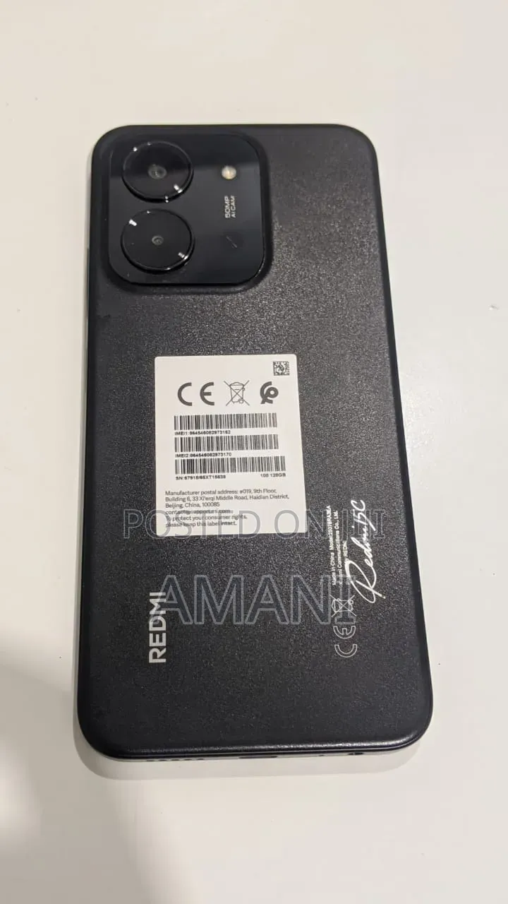 New Xiaomi Redmi 15C 128 GB Black