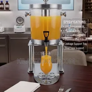 Transparent Juice Dispenser Glass