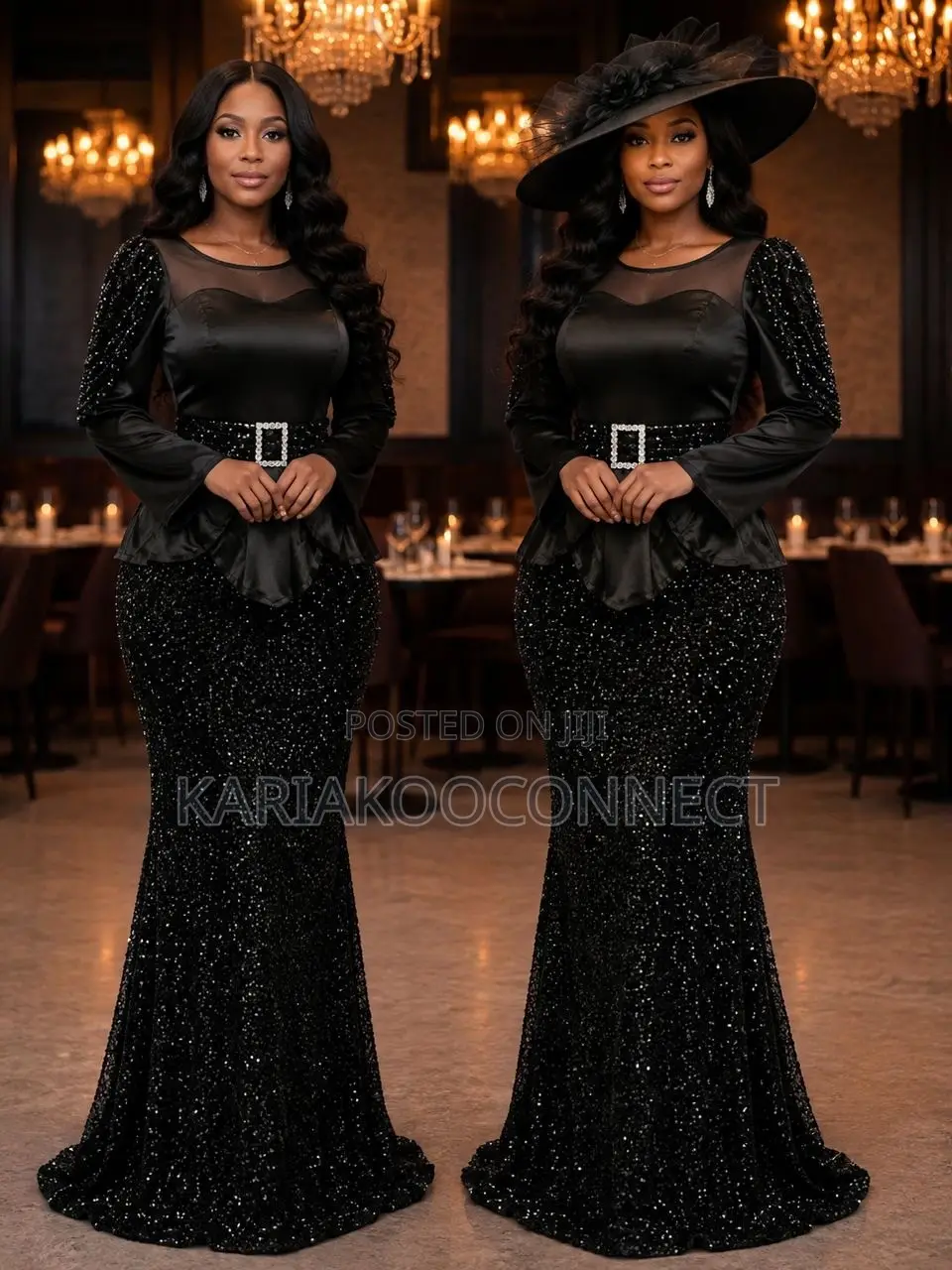 Sparkle Sequin Evening Gown