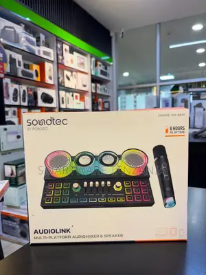 Soundtec Audiolink Multi-Platform Audio Mixer and Speaker, Microphone
