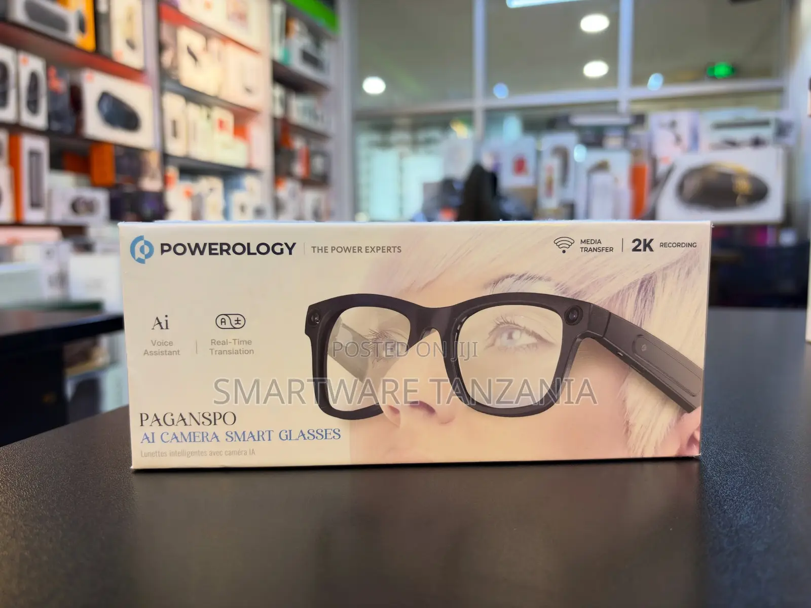 Powerology Paganspo AI Camera Smart Glasses With 2K Recording and AI