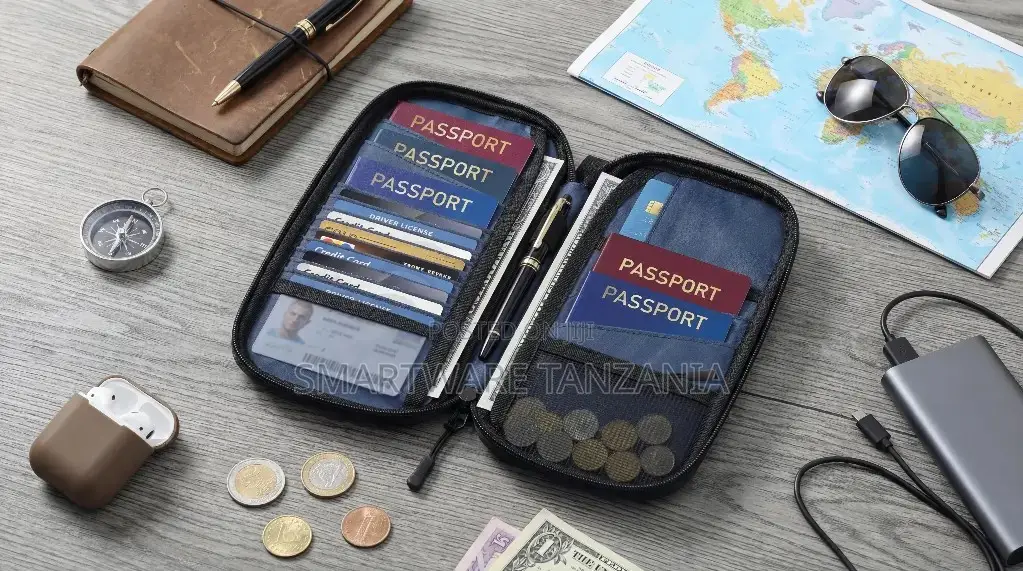 Porodo Milano Smart Passport Holder With RFID Blocking Protection
