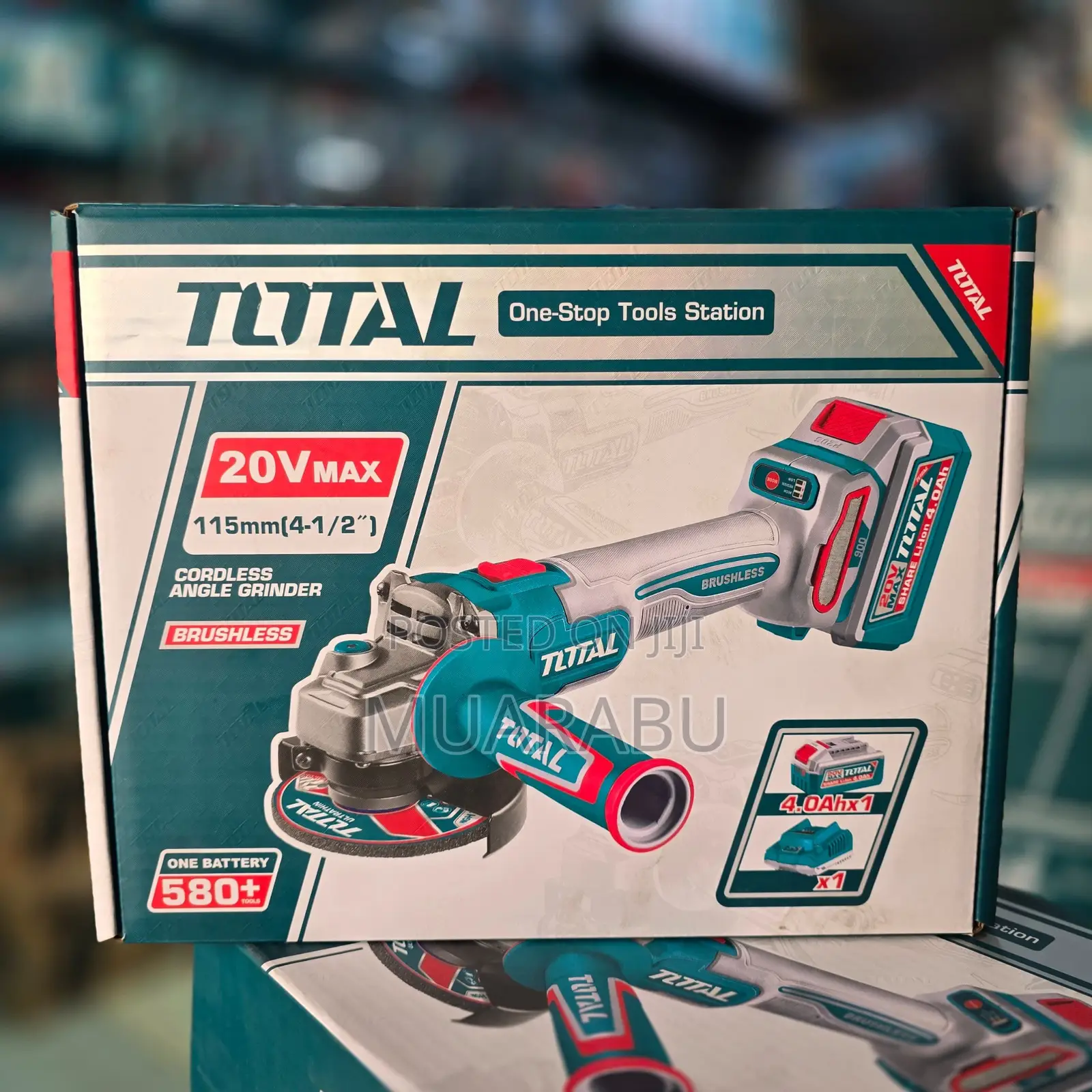 Total Cordless Angle Gribder 4-1/2”
