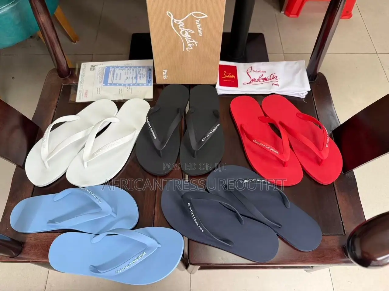 Christian Louboutin Slides Limited Stock
