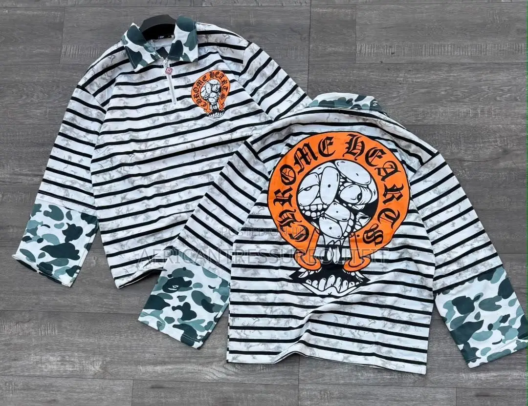 Chrome Hearts Tshirt Four Long Sleeves Camouflage Crewneck Shirts