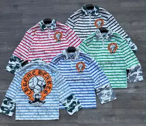 Chrome Hearts Tshirt Four Long Sleeves Camouflage Crewneck Shirts
