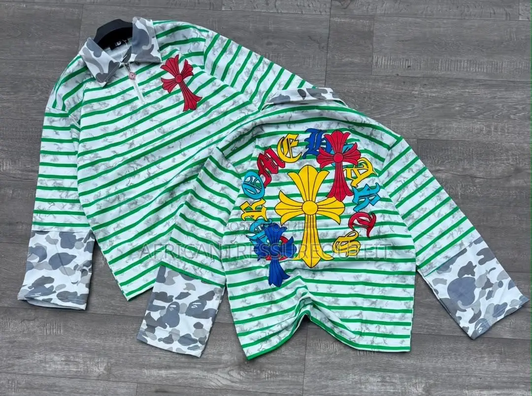 Chrome Hearts Tshirt Four Long Sleeves Camouflage Crewneck Shirts