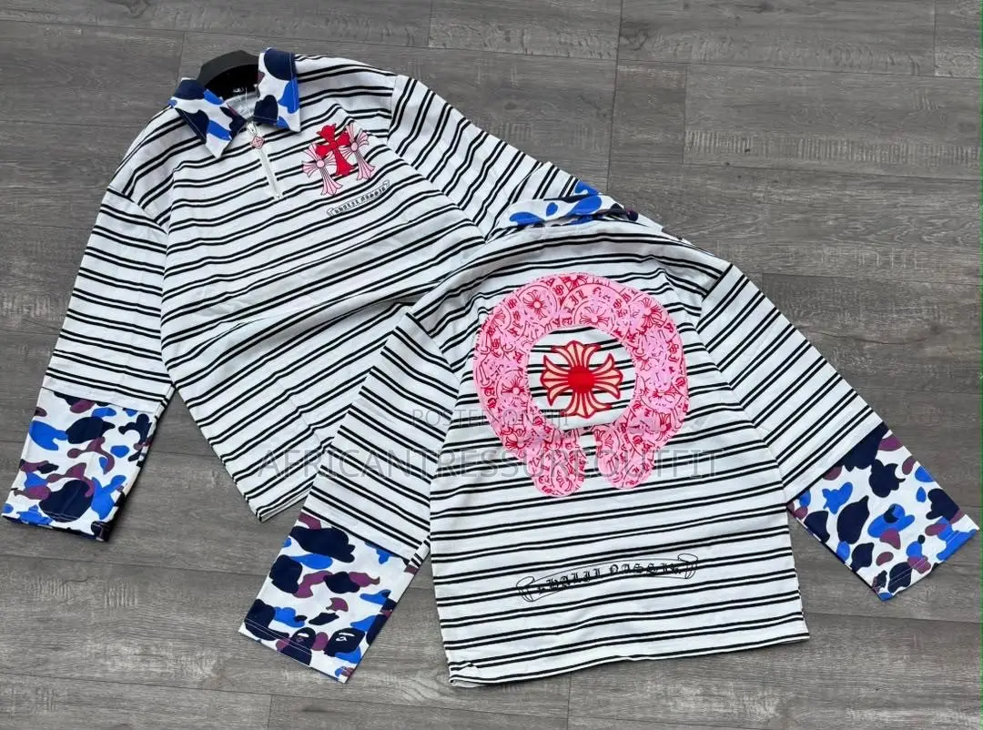 Chrome Hearts Tshirt Four Long Sleeves Camouflage Crewneck Shirts