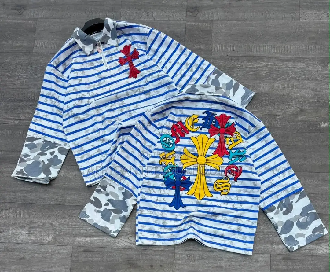 Chrome Hearts Tshirt Four Long Sleeves Camouflage Crewneck Shirts