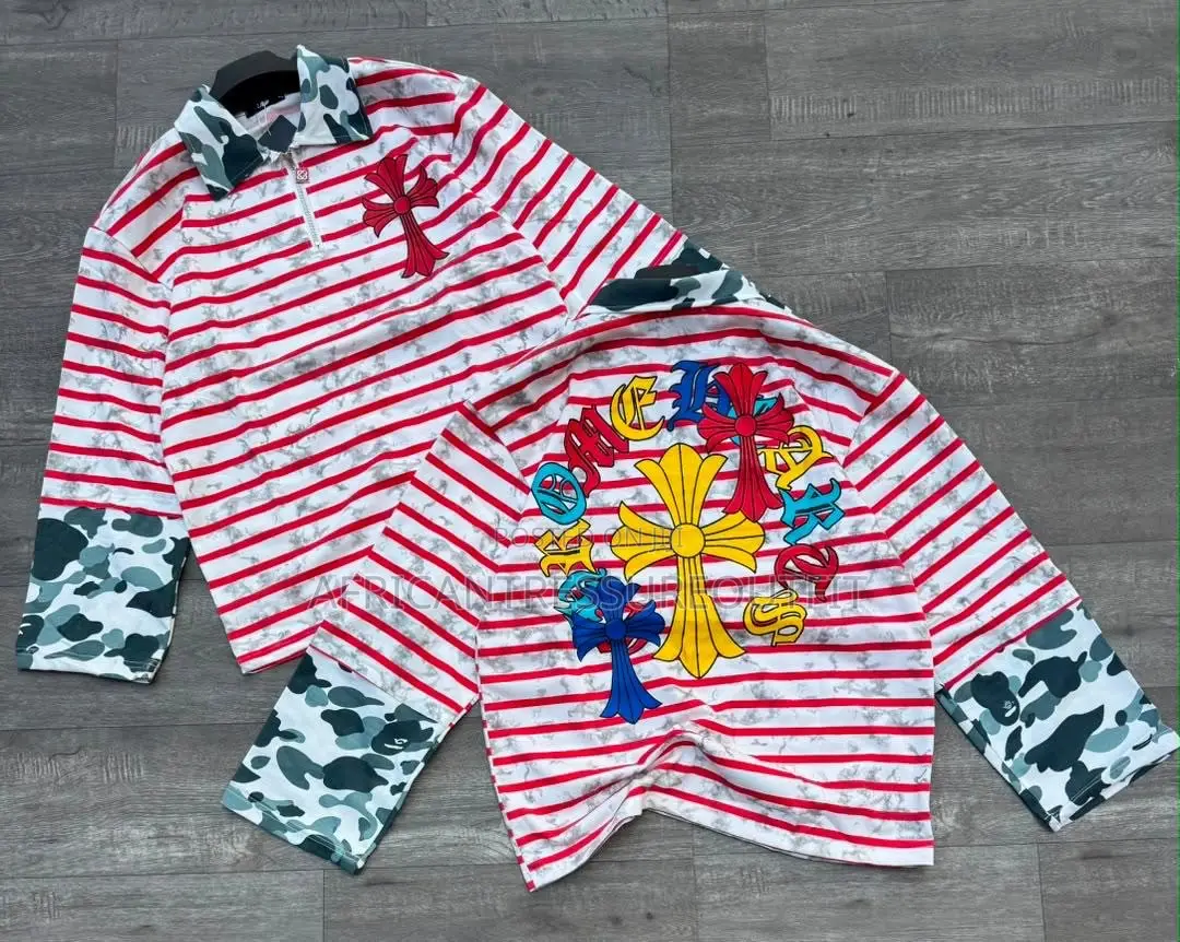 Chrome Hearts Tshirt Four Long Sleeves Camouflage Crewneck Shirts