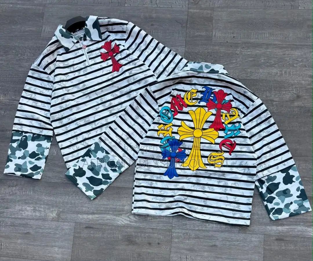 Chrome Hearts Tshirt Four Long Sleeves Camouflage Crewneck Shirts