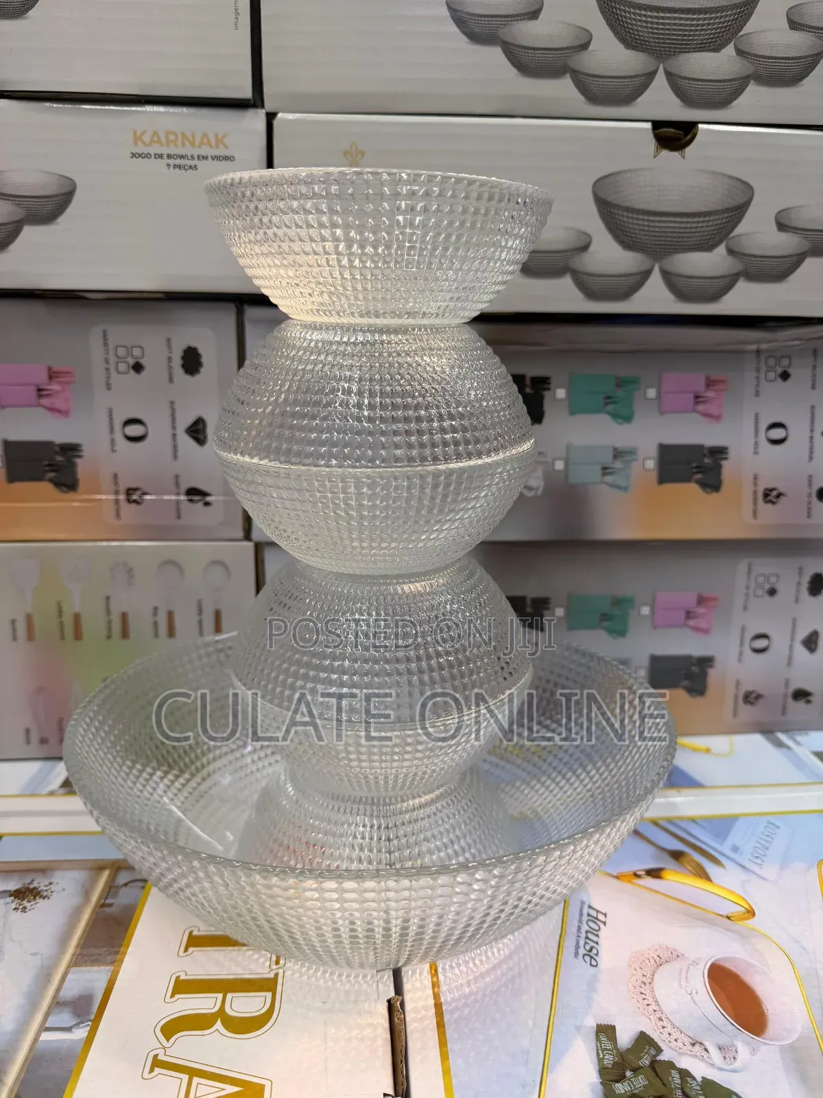 7pcs Glass Bowls Set / Set Ya Bakuli Za Kioo