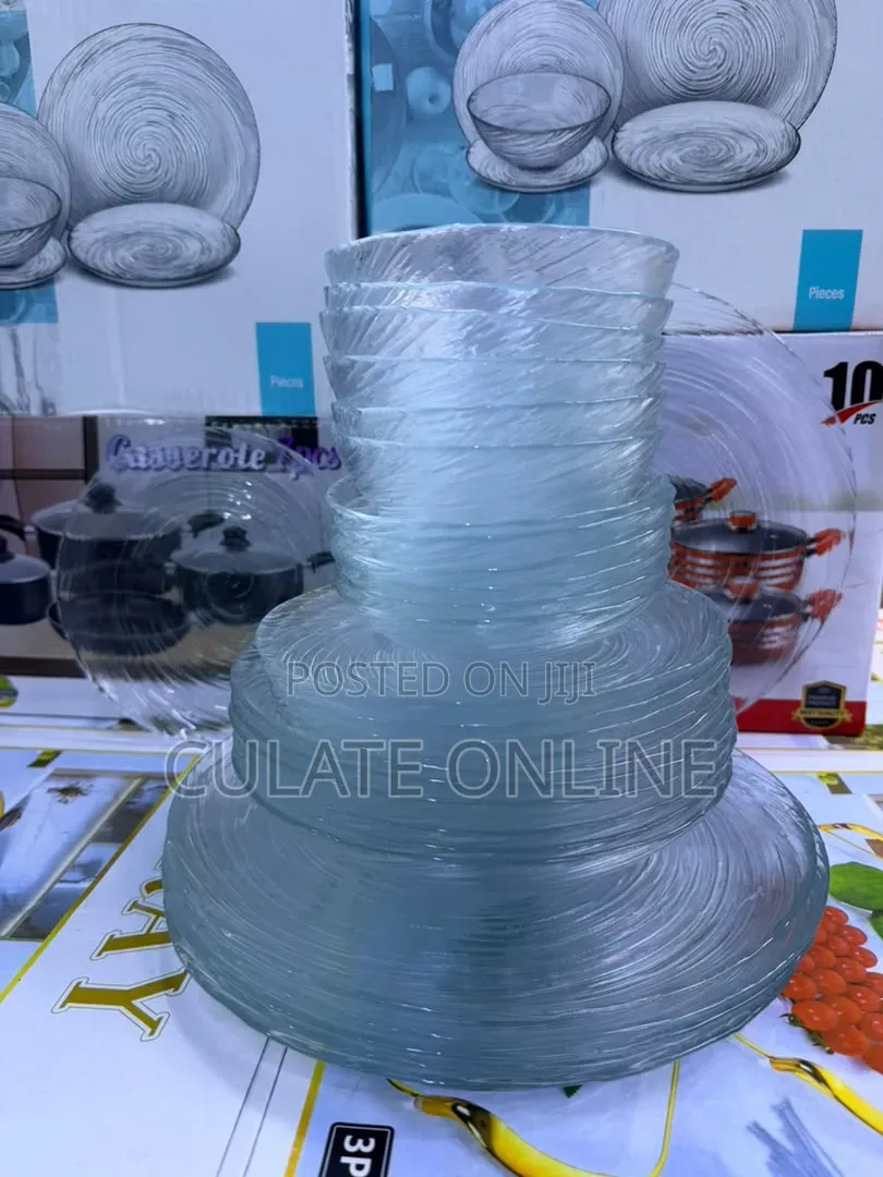 30pcs Glass Dinner Set