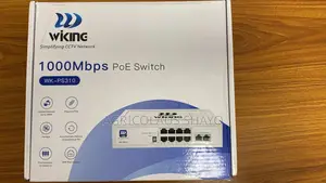 Wiking WK-PS310 10-Port PoE Switch (8-Port PoE + 2 Gigabit Uplink)