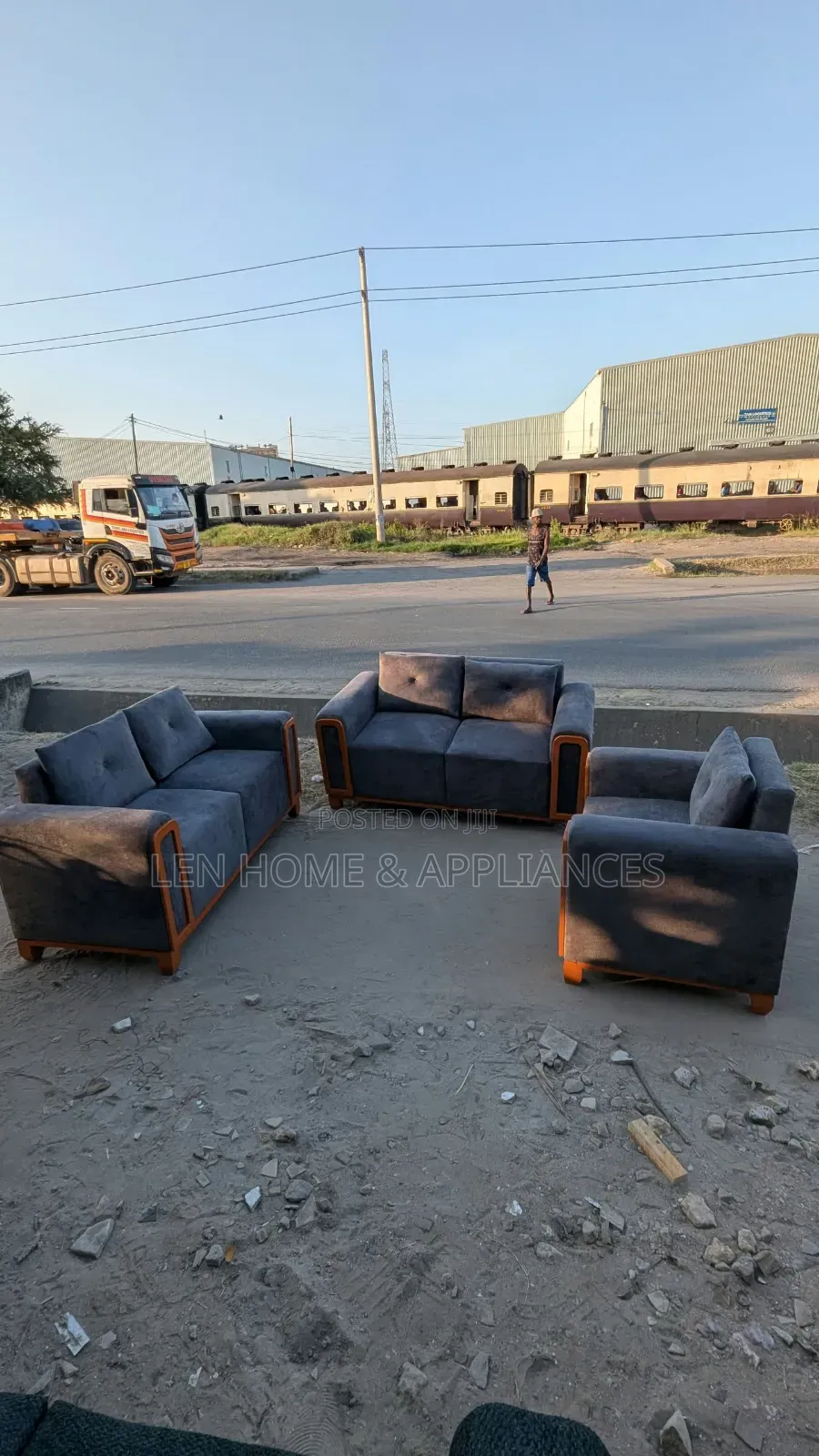 Sofa Set 2:2:1color Grey