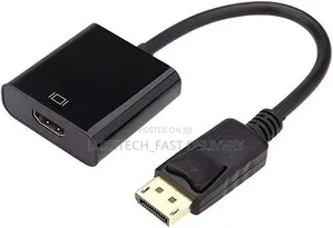 DisplayPort to HDMI Converter – Connect Laptop/PC DP to HDMI Monitor