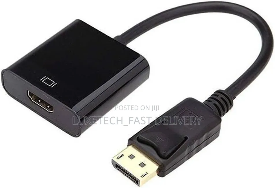 DisplayPort to HDMI Converter – Connect Laptop/PC DP to HDMI Monitor