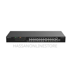 Ruijie RG-ES126FGS-LP, 24-Port 10/100 2-Port Gigabit Unmanaged Switch