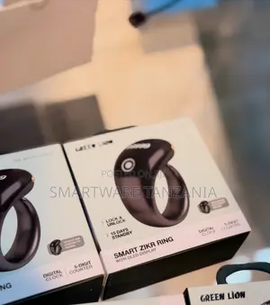 Green Lion Smart Zikr Ring With OLED Display, 5-Digit Counter