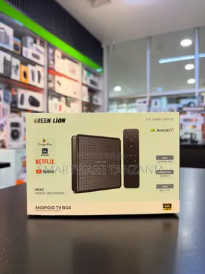 Green Lion Android TV Box, 4k Uhd, Cortex A53 Cpu, Mali G31 Gpu