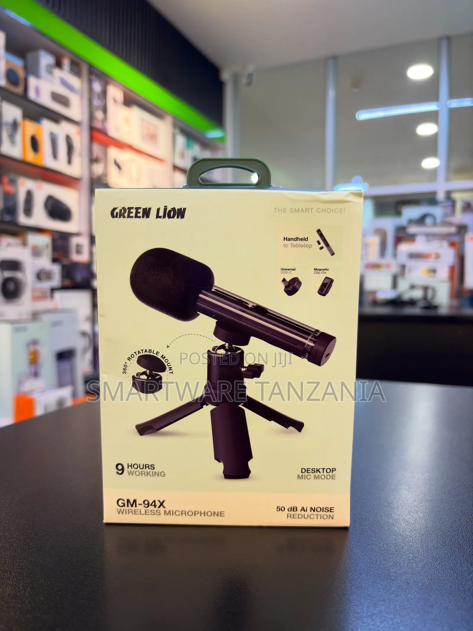 Green Lion GM-94X Wireless Microphone, for Tabletop, 9 Hours Battery