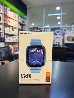 Porodo Kids 4G Smart Watch With 1.85-Inch Touch Display, Blue Color