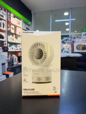 Porodo Chillo Luxe Portable Suction Cup Fan With 4000mAh Rechargeable