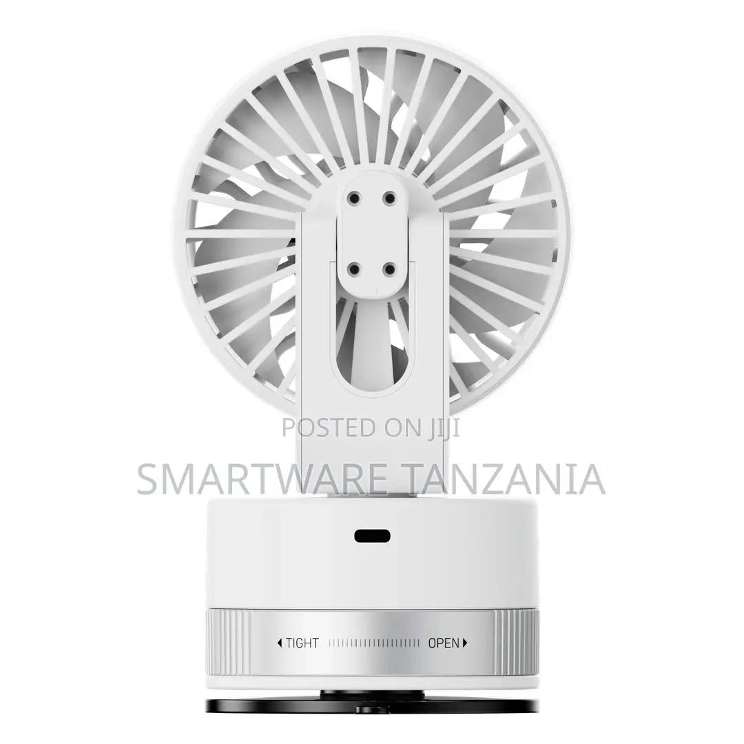 Porodo Chillo Luxe Portable Suction Cup Fan With 4000mAh Rechargeable