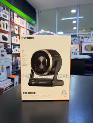 Porodo Chillo Core Desktop Fan With LED Display, 6000mAh, 120° Angle