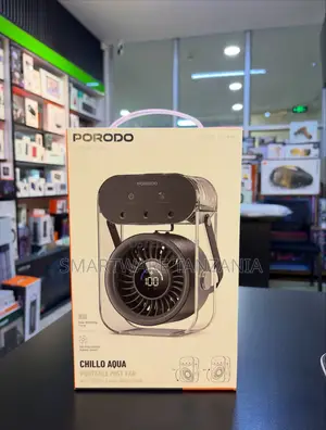 Porodo Chillo Aqua Portable Mist Fan With 500mL Water Tank 10H Runtime