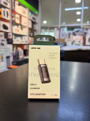 Green Lion OTG Adapter Lightning to USB-C, Aluminum, USB 2.0, 480 MBPS