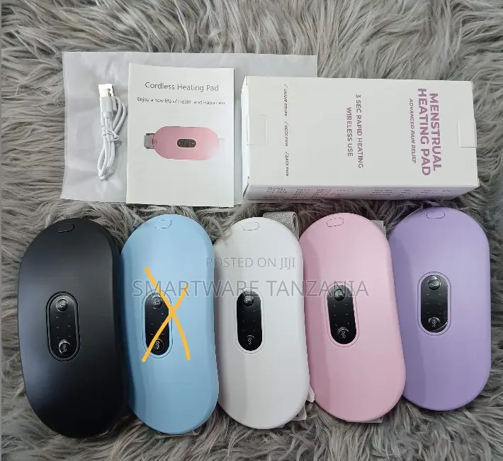 Cordless Menstrual Heating Pad, 35C Rapid Heating, Wireless Use
