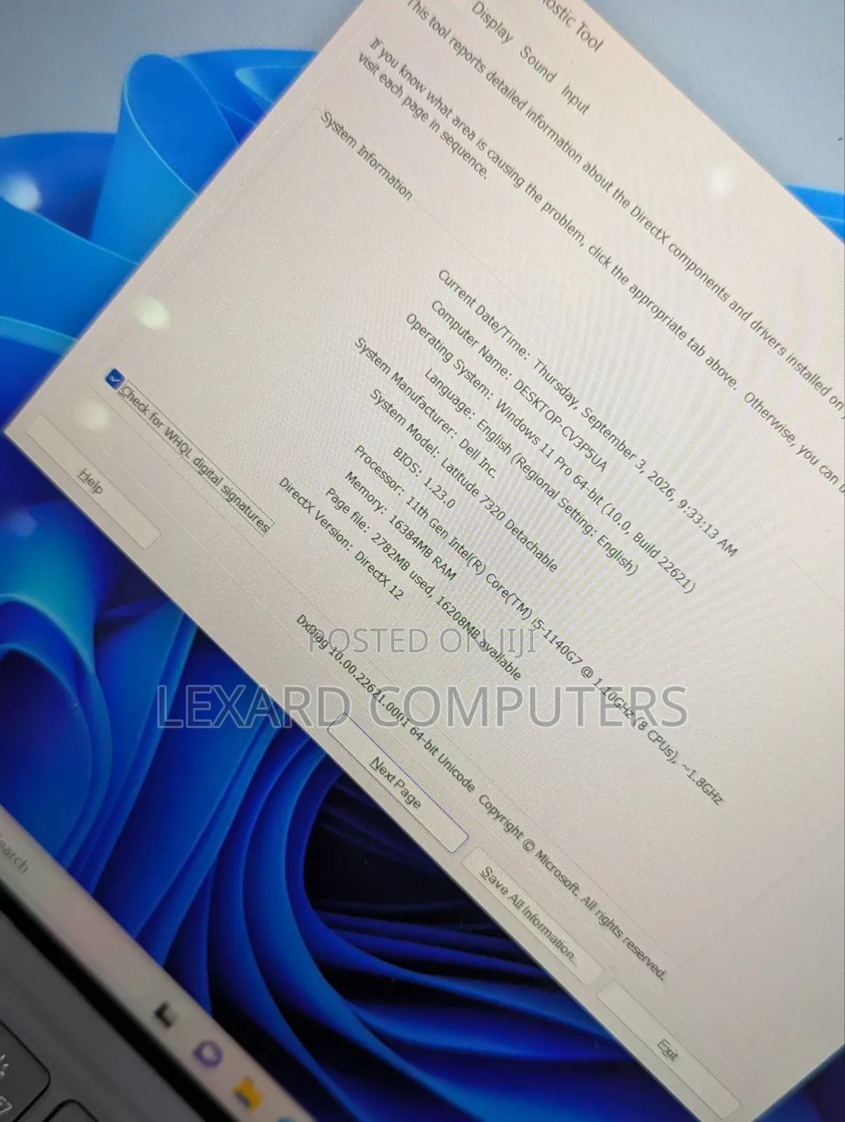 Laptop Dell Latitude 7320 16GB Intel Core i5 SSD 256GB