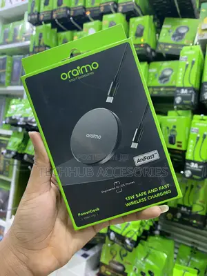 Oraimo Power Dock 15w Safe and Fast Wireless Charging