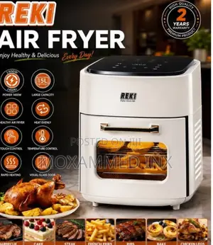Reki Digital Air Fryer – 15l* Large 15l Capacity Digital Touch