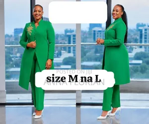 Suit Set /Suit Kali Za Kike Za Koti Refu Rang 7 Tofauti