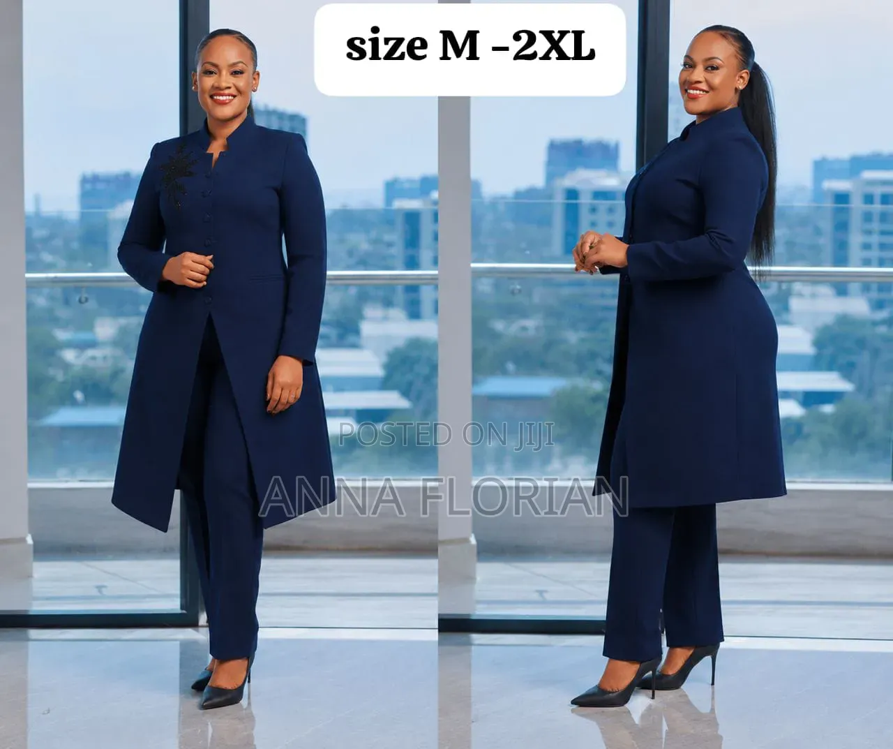 Suit Set /Suit Kali Za Kike Za Koti Refu Rang 7 Tofauti