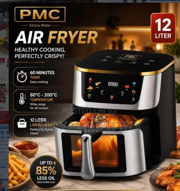 PMC DIGITAL AIR FRYER (12L)* 12 Litres Large Capacity Digital Touch