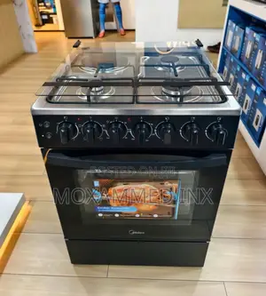 Midea Standing Cooker - Back in Stock3 Gas + 1 Electric Plateel