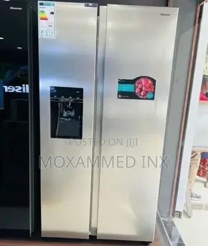 Hisense Fridge - H690ss-Idl474l Side by Side Total No Frostmul