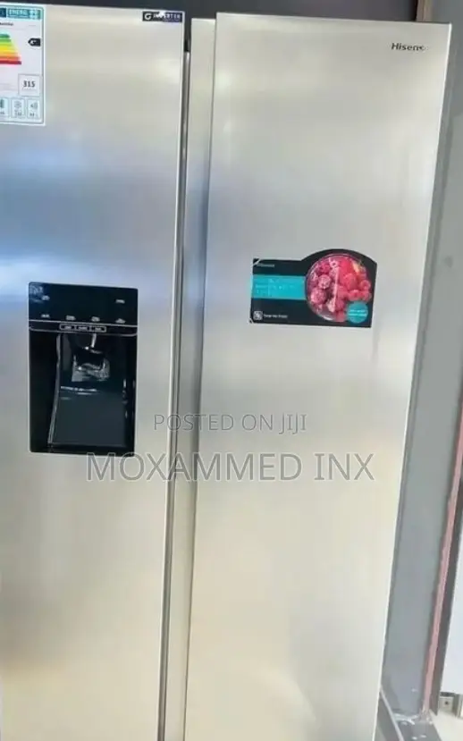 Hisense Fridge - H690ss-Idl474l Side by Side Total No Frostmul
