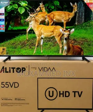 ALiTOP 55VD 55-Inch 4K Ultra HD Smart TVpowered