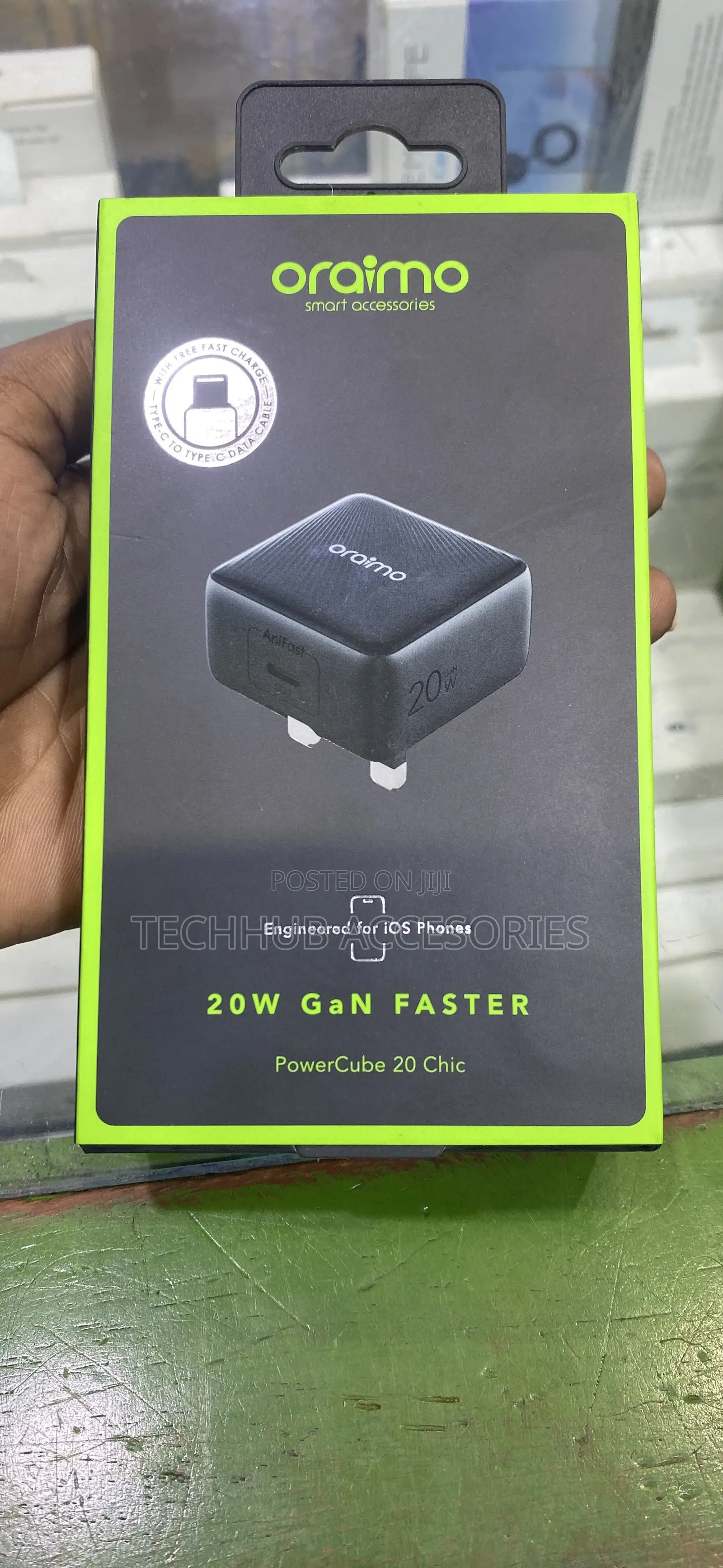 Oraimo 20W GaN FASTER Charger Type C