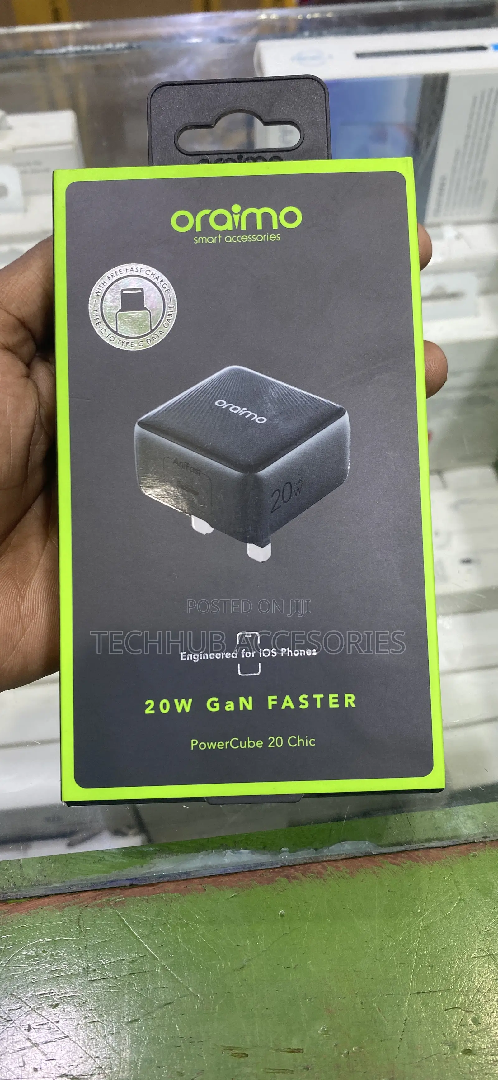Oraimo 20W GaN FASTER Charger Type C
