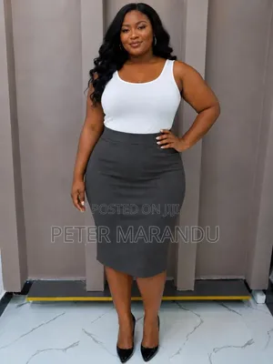 Premium High-Waist Pencil Skirts for Women)