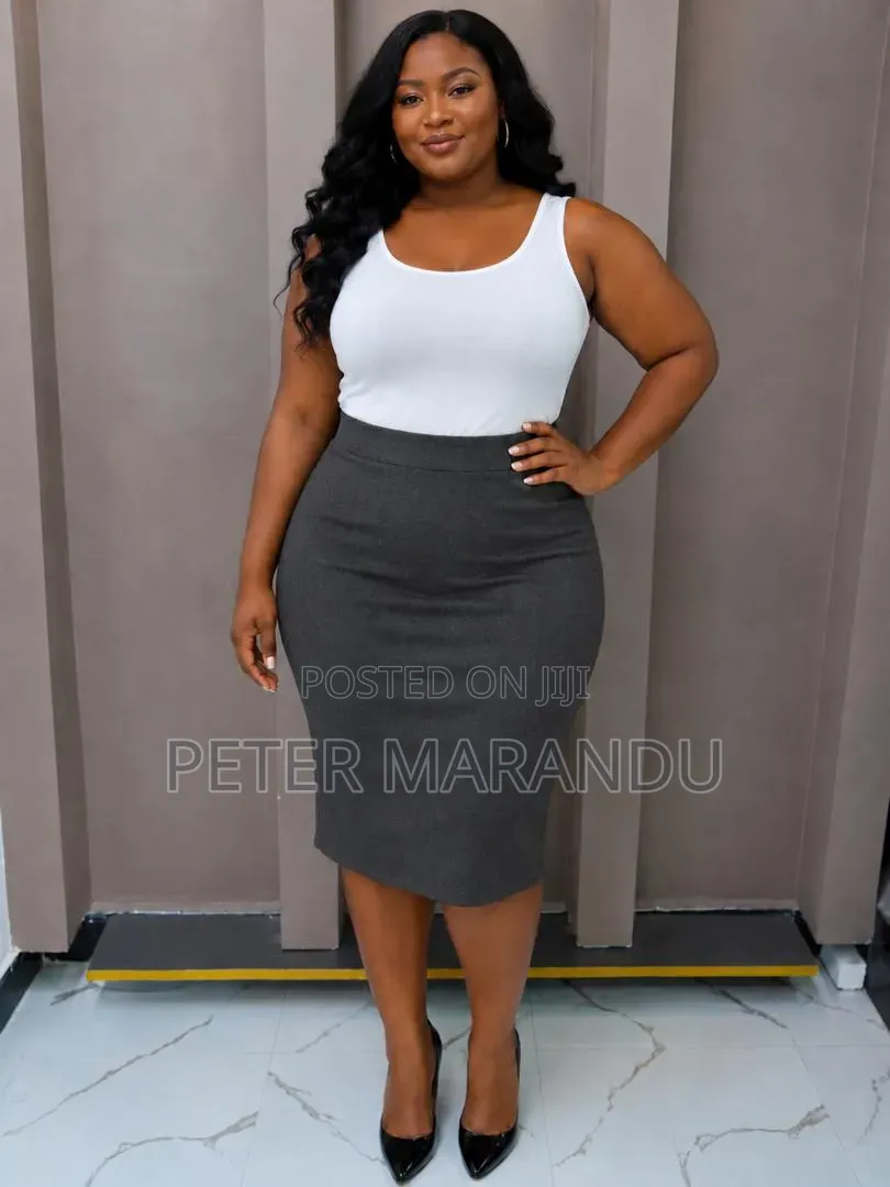 Premium High-Waist Pencil Skirts for Women)