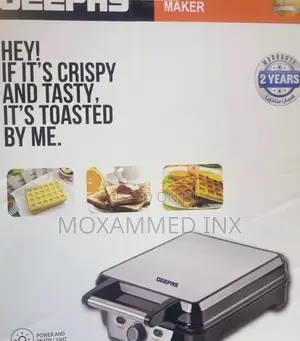 Geepas 4-Slice Waffle Maker Model Number Gwm5417