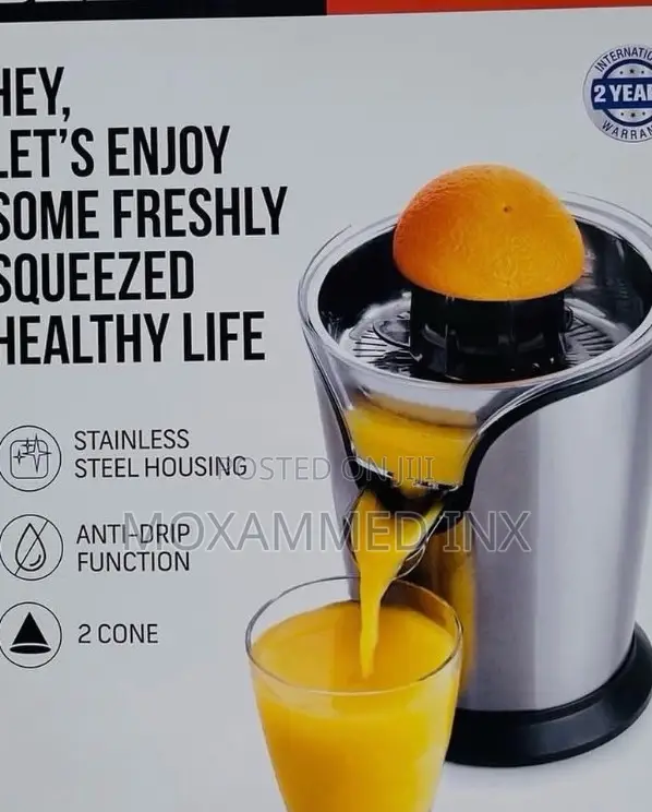 Geepas Gcj46013uk Citrus Juicerwith a Stainless Steel Housing