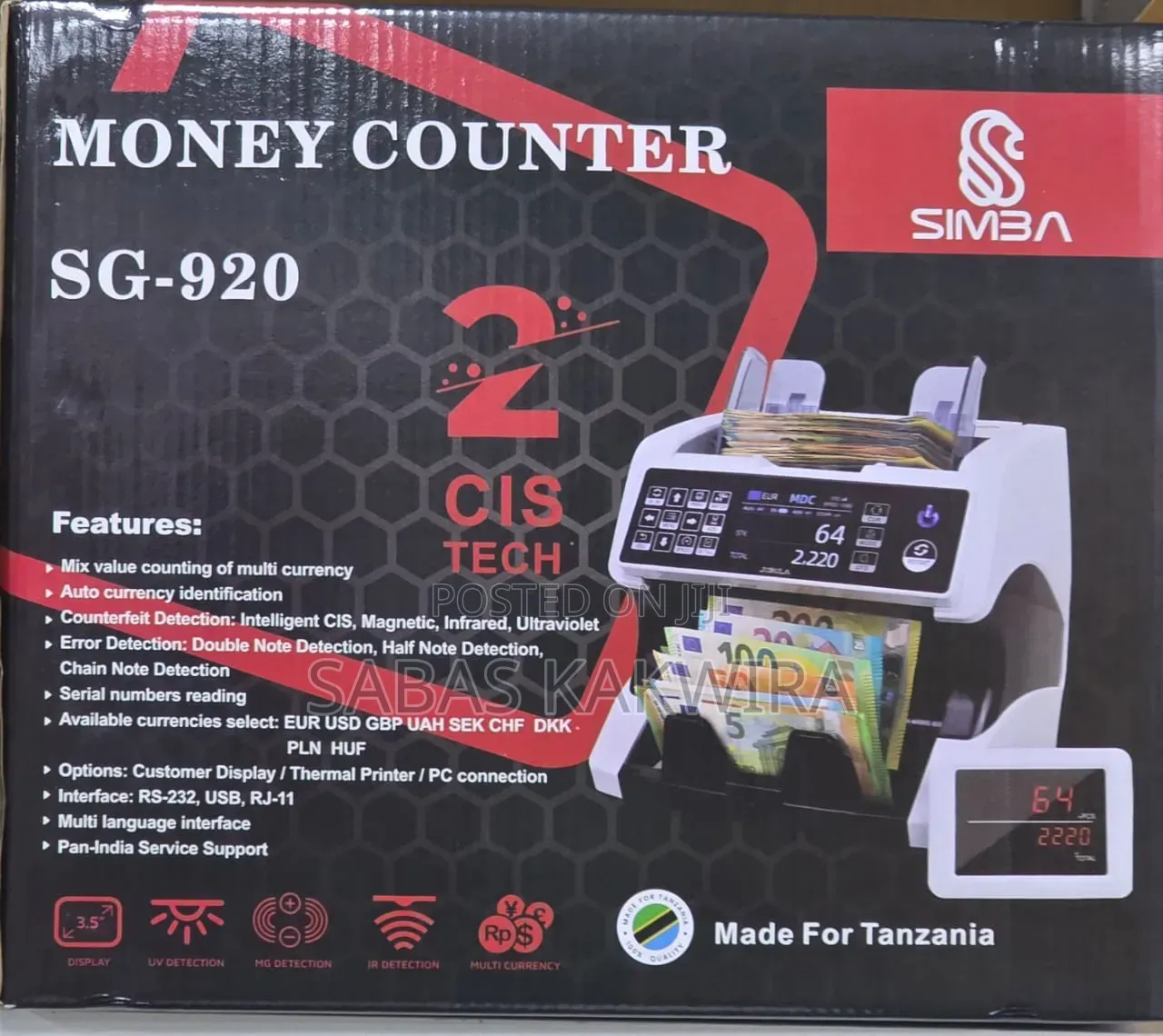 Bill Counter Machine